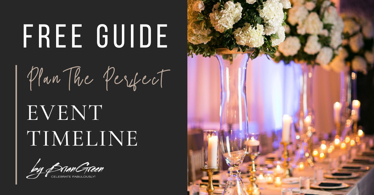 Free Guide for the Perfect Event Timeline