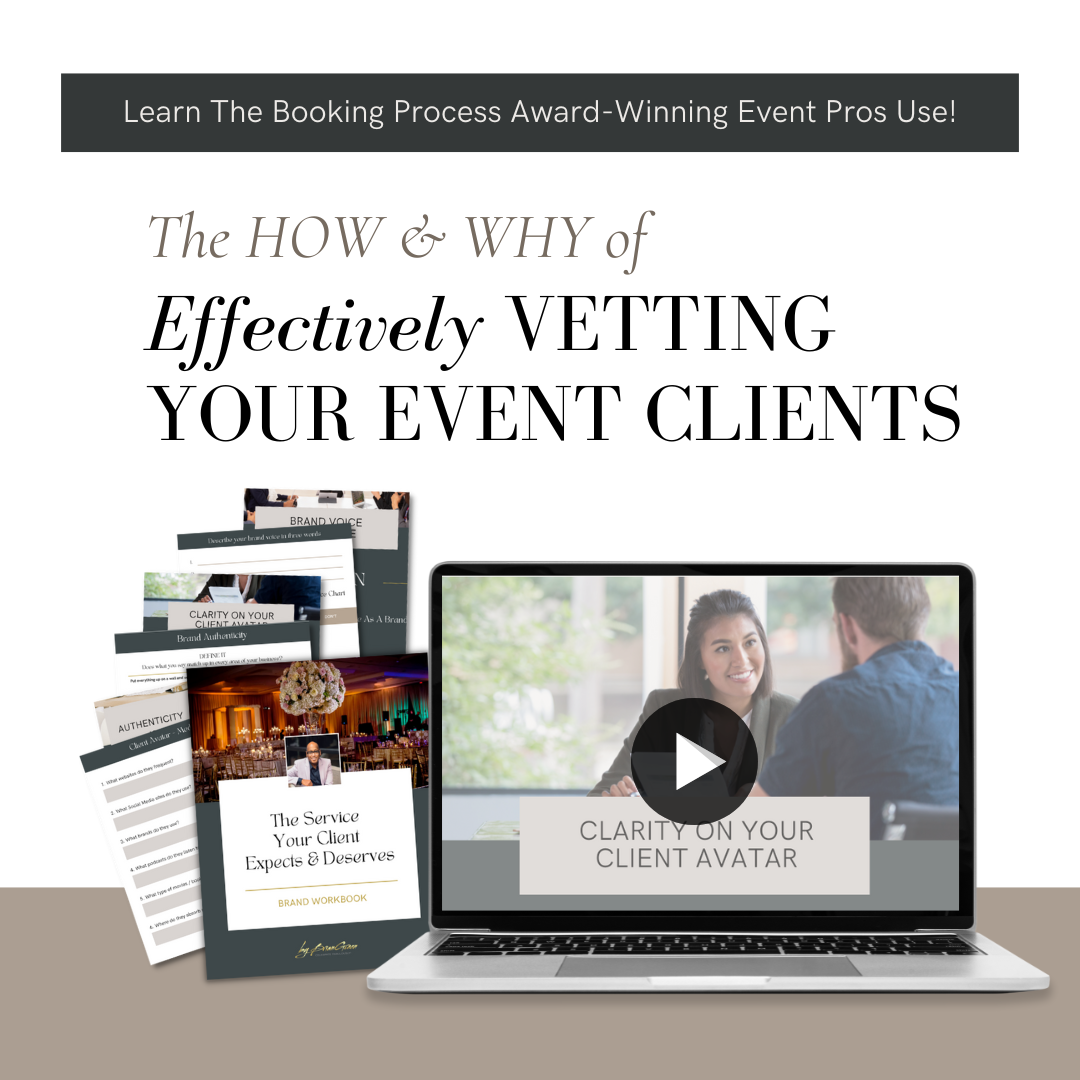 Effectively Vetting Your Event Clients